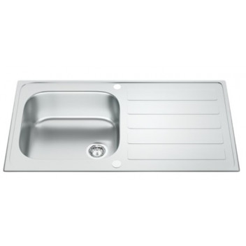 Drayton Single Bowl Reversible Inset Stainless Steel Kitchen Sink